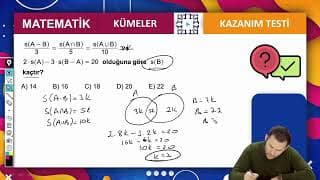 9.Sınıf Matematik Kümeler Kazanım