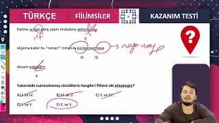 TYT Türkçe Fiilimsiler Kazanım Testi